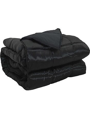Couette toutes saisons matelassée satin et microfibre - vidaxl
