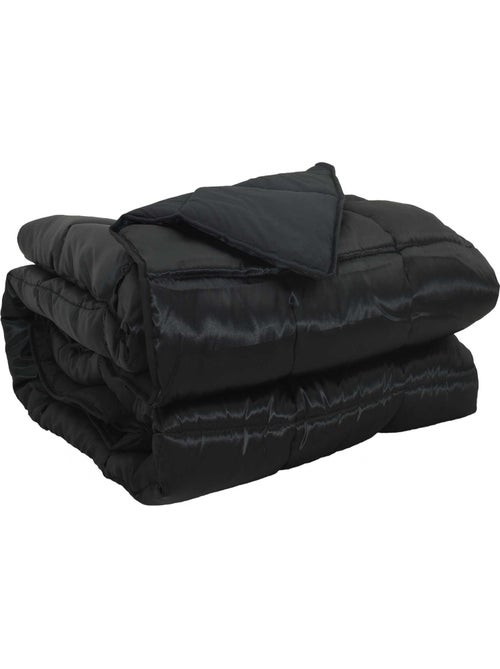 Couette toutes saisons matelassée satin et microfibre - vidaxl - Kiabi Couette toutes saisons matelassée satin et microfibre - vidaxl - Kiabi
