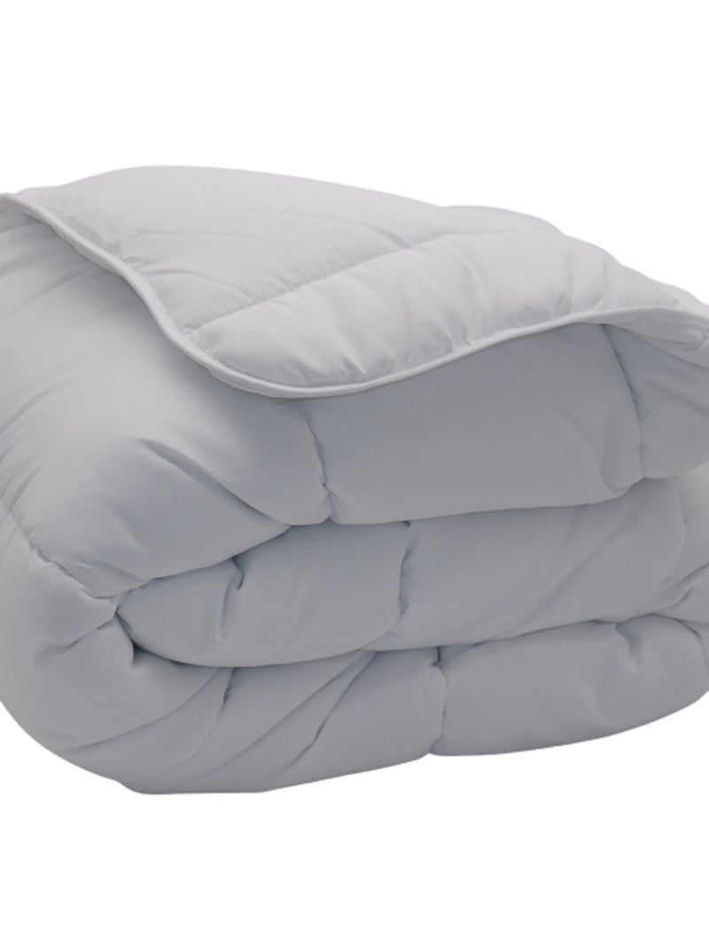 Couette Ultra chaude Microfibre Blanche - 1 ou 2 personnes 200 x 200 Blanc - Kiabi