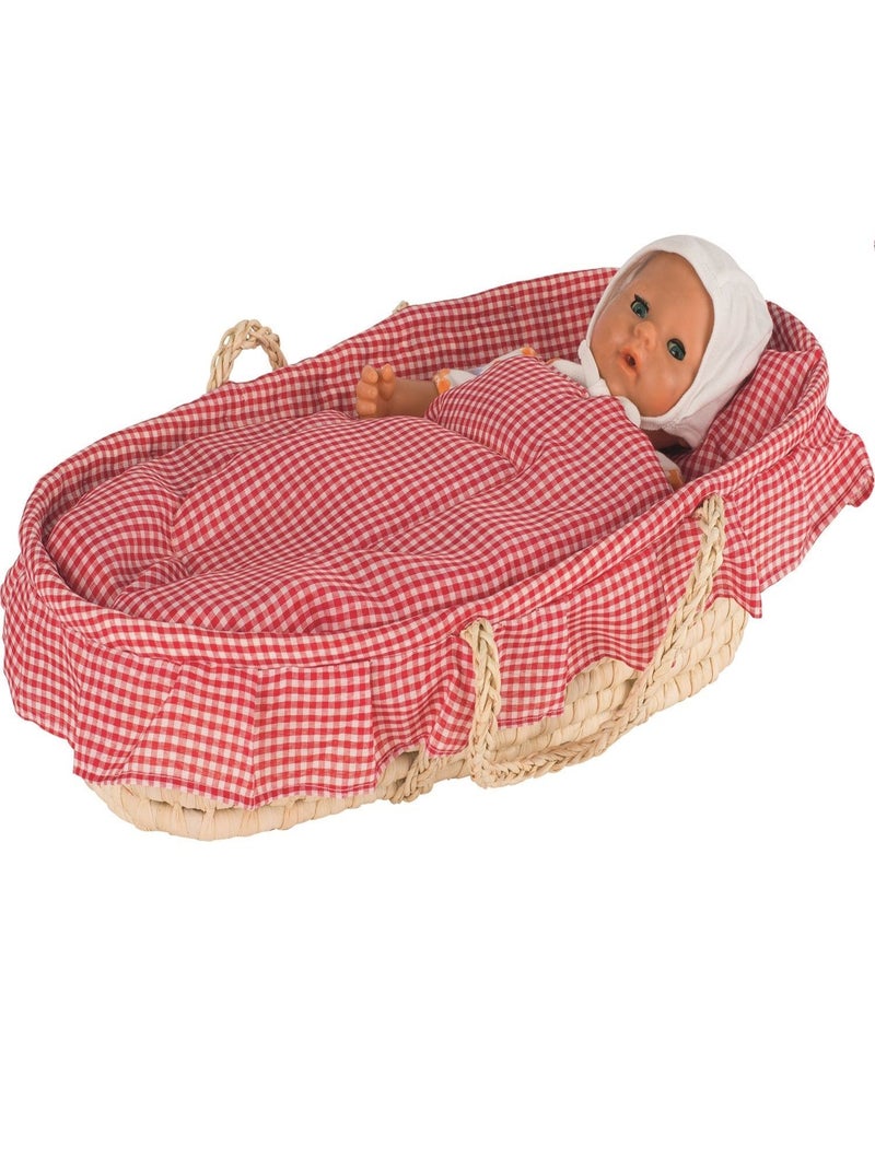 Couffin avec linge de lit Rouge - Kiabi
