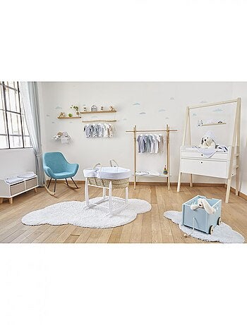 Couffin bébé avec Matelas, Habillage en Velours - Coton Bio