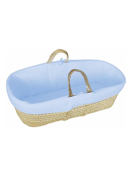 Couffin bébé avec Matelas, Habillage en Velours - Coton Bio - Kiabi