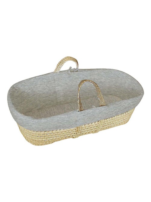 Couffin bébé avec Matelas, Habillage en Velours - Coton Bio - Kiabi