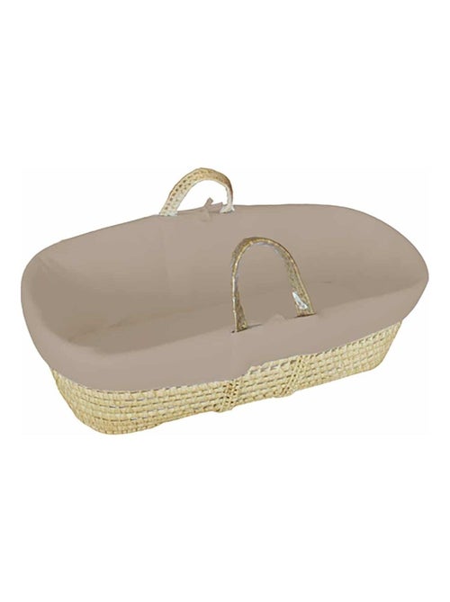 Couffin bébé avec Matelas, Habillage en Velours - Coton Bio - Kiabi