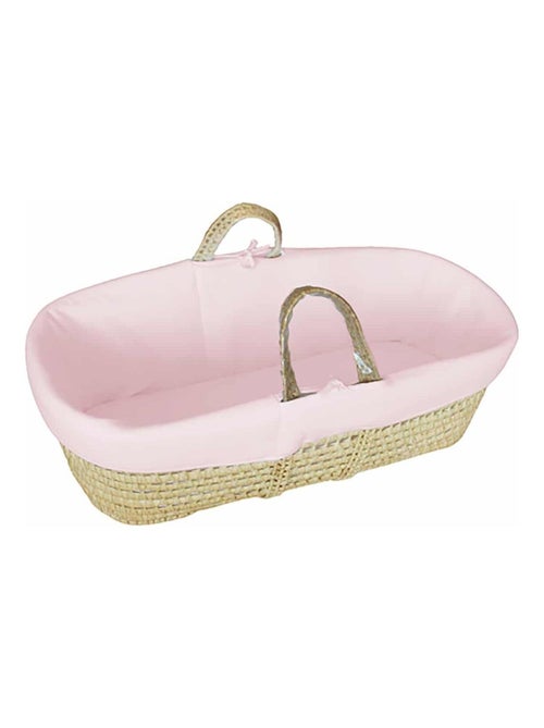 Couffin bébé avec Matelas, Habillage en Velours - Coton Bio - Kiabi