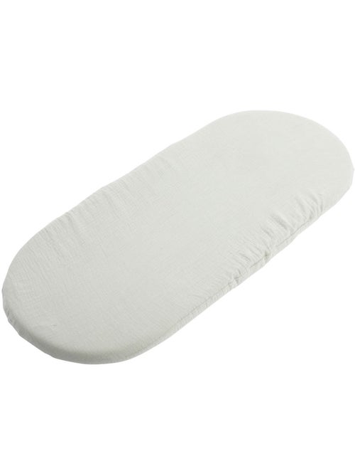 Couffin bébé en fibres naturelles avec habillage tissu - SAUTHON - Kiabi