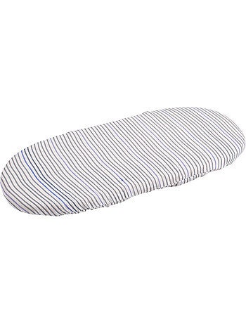 Couffin bébé en fibres naturelles avec habillage tissu - SAUTHON