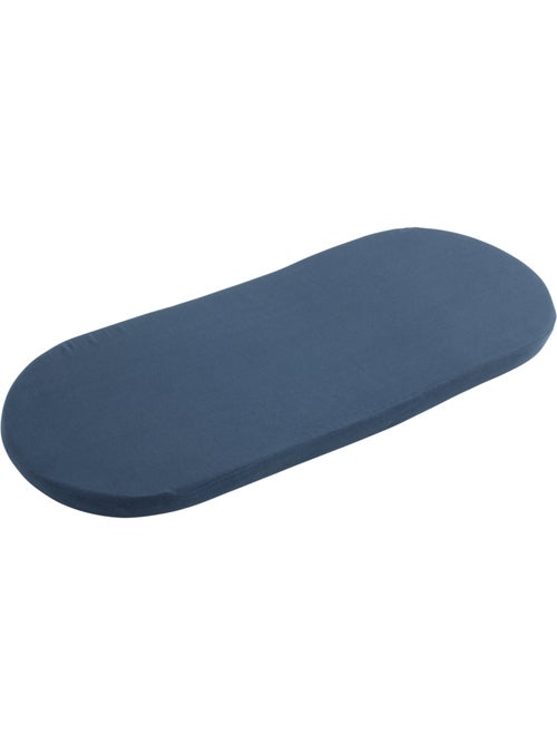 Couffin bébé en fibres naturelles et habillage tissu avec support en pin massif - SAUTHON - Kiabi