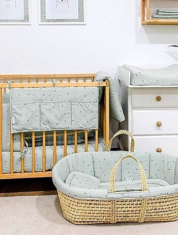 Couffin Bébé Palme & Bio Organic Green