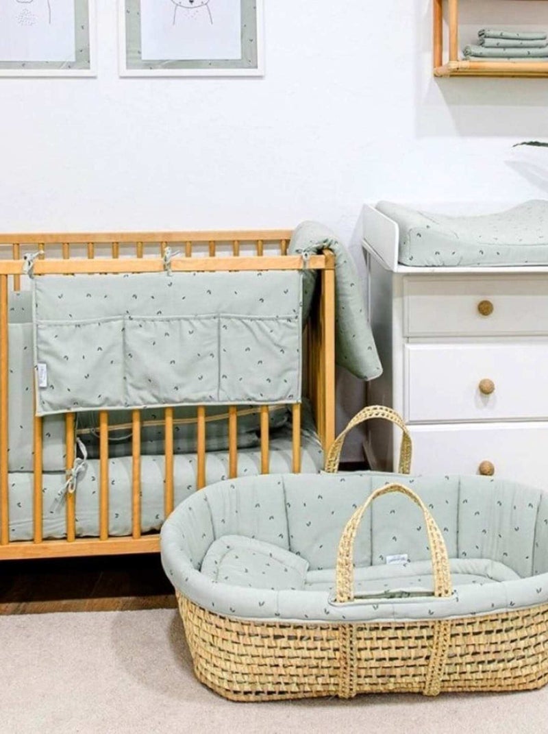 Couffin Bébé Palme & Bio Organic Green Vert - Kiabi