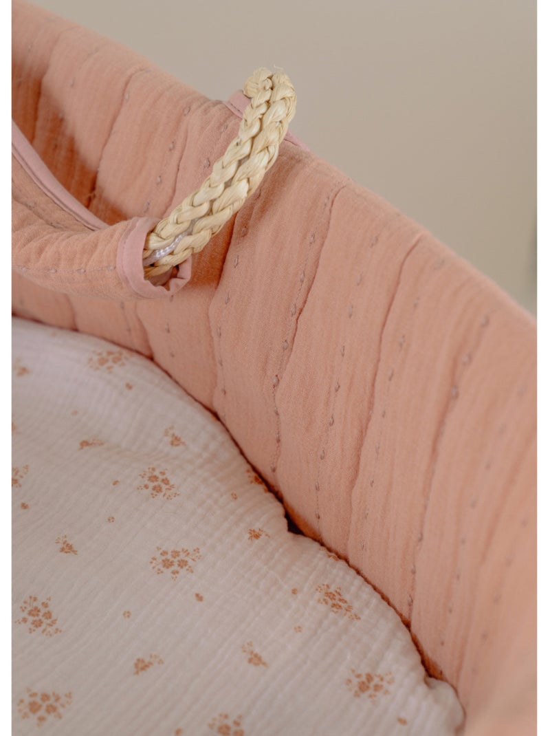 Couffin, coton bio Noukie's Rose - Kiabi