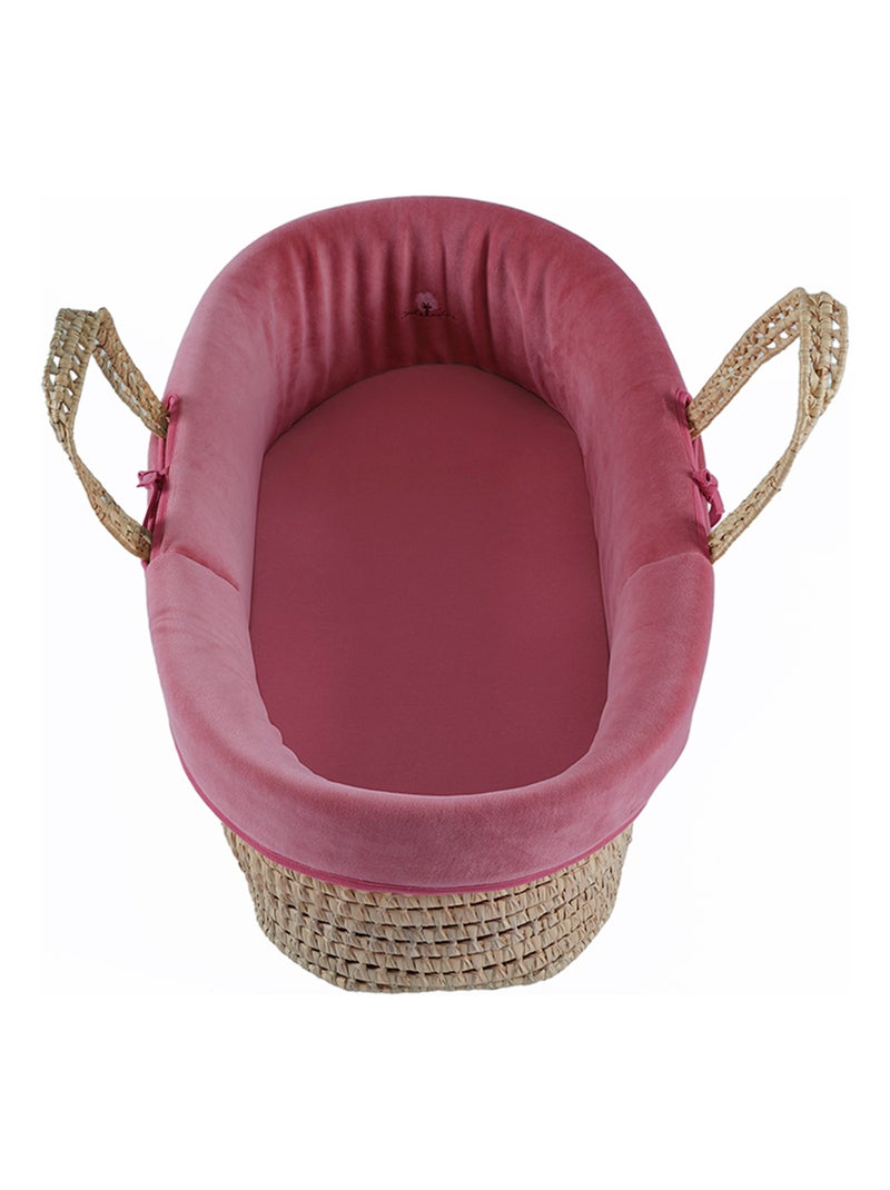 Couffin Coton bio velours 0-6 mois Bordeaux - Kiabi