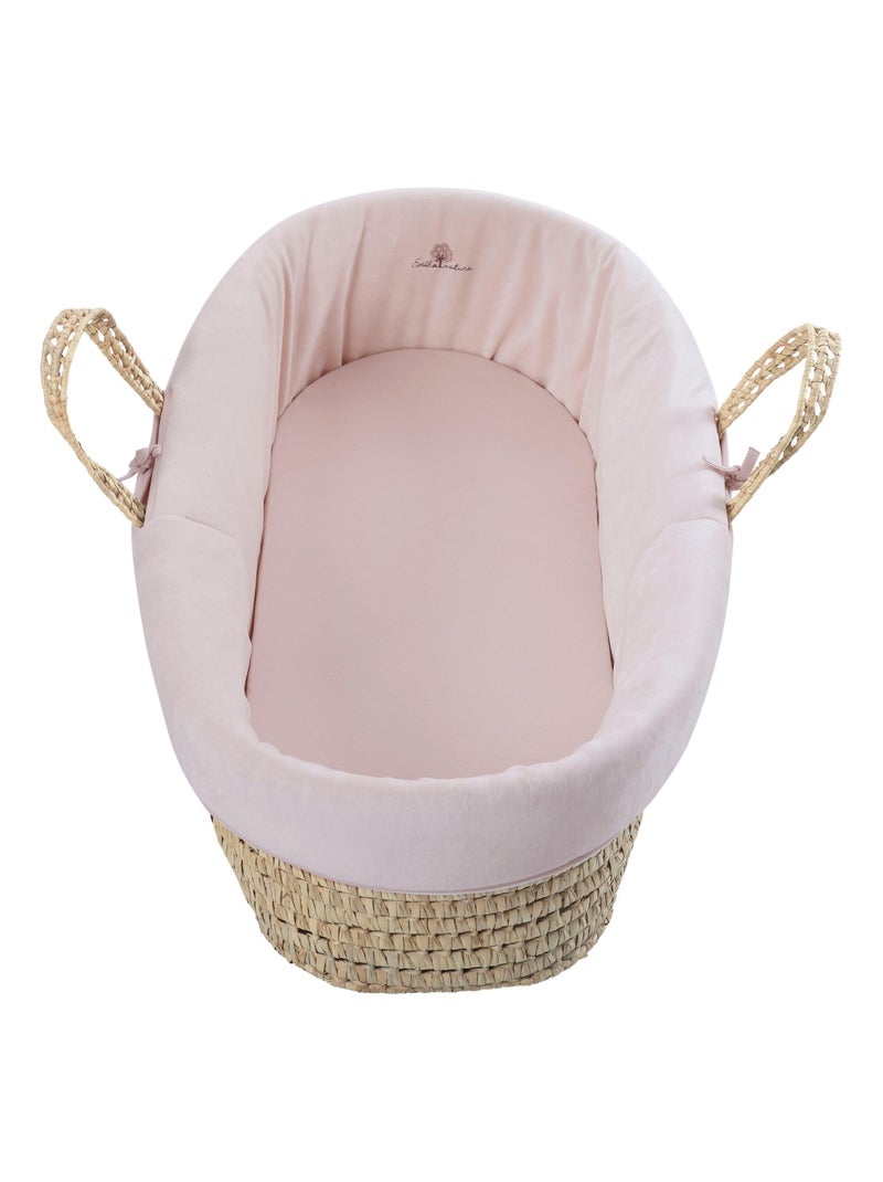Couffin en coton bio velours  0-6 mois Beige - Kiabi