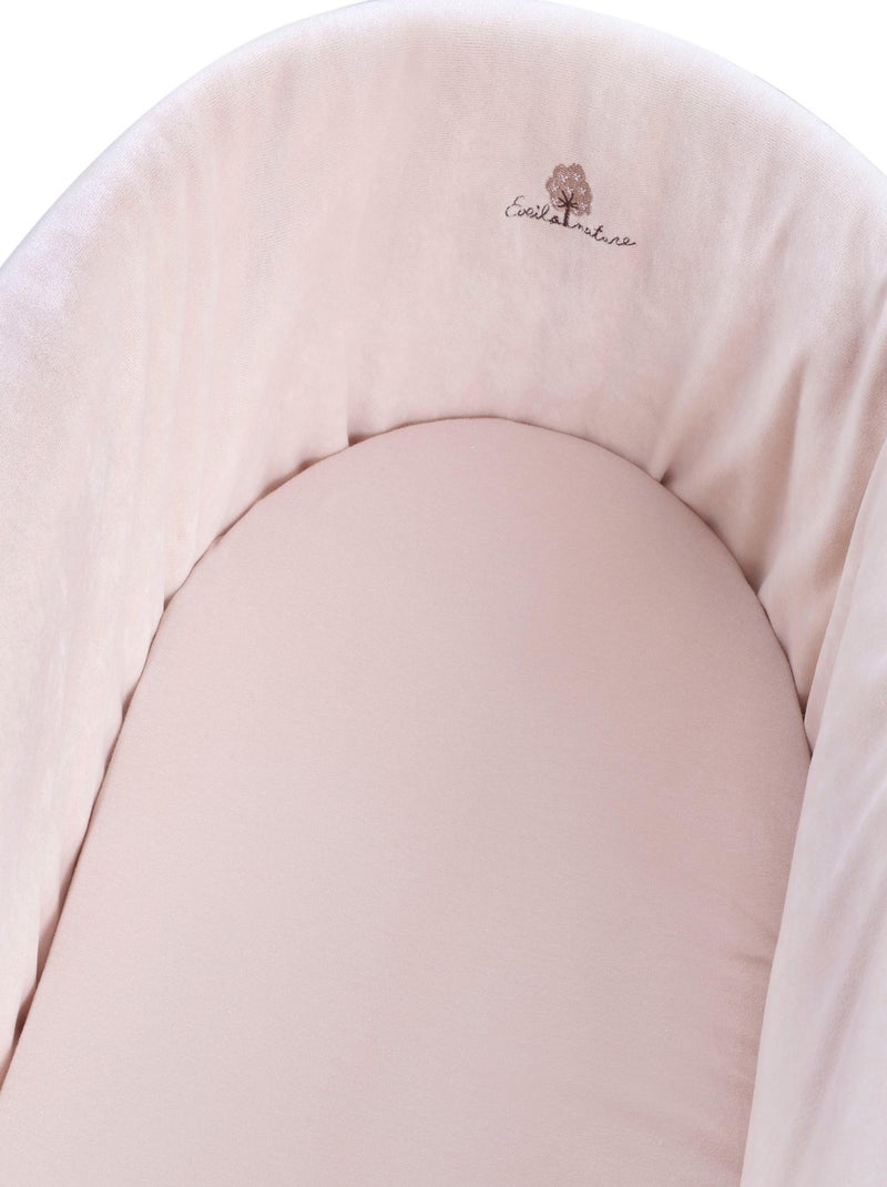 Couffin en coton bio velours  0-6 mois Beige - Kiabi