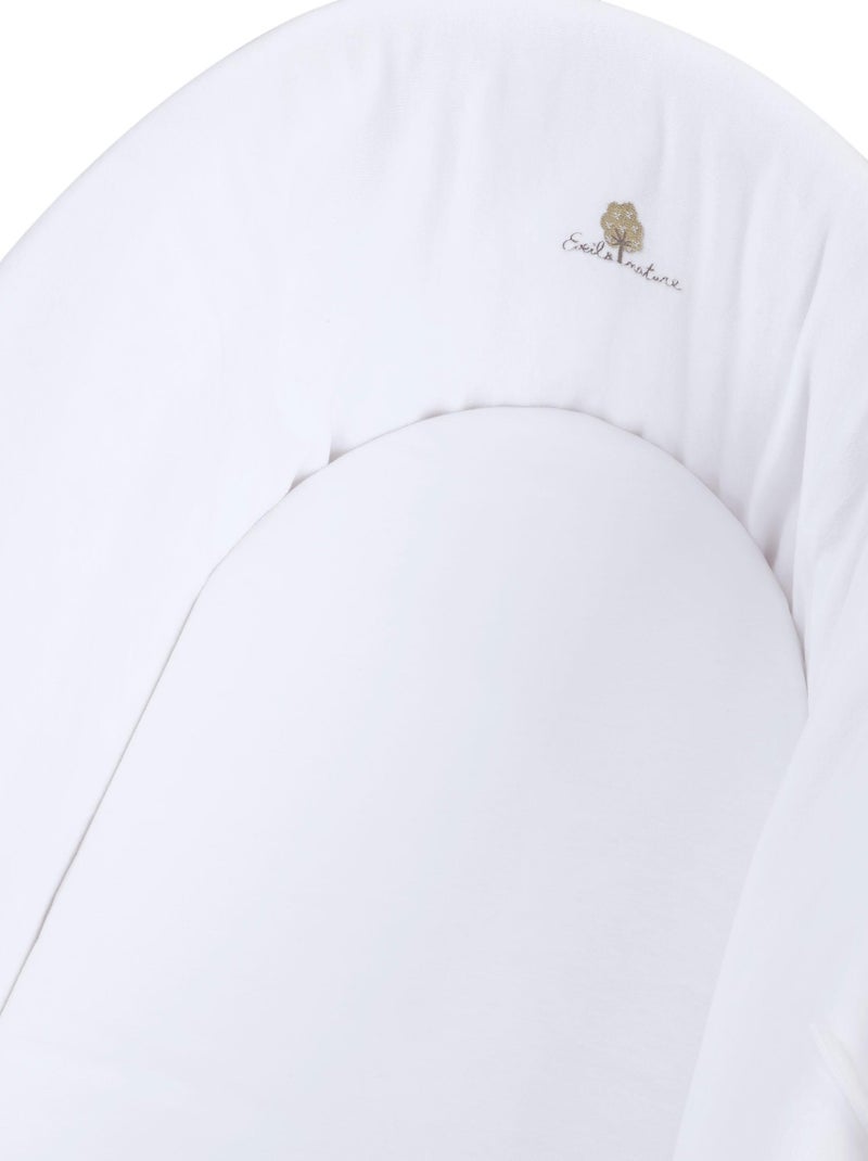 Couffin en coton bio velours  0-6 mois Blanc - Kiabi