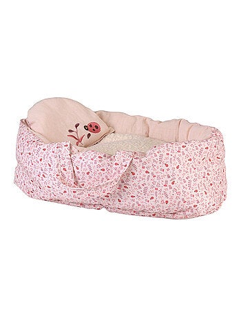 Couffin en tissu poupée Coccinelle 40 cm