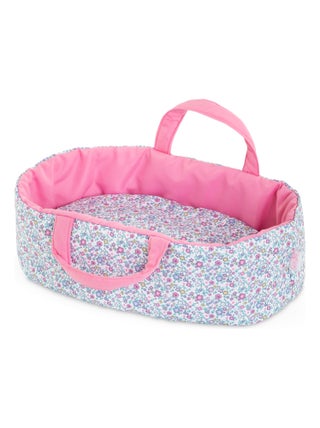 Couffin Floral pour poupon 30 cm