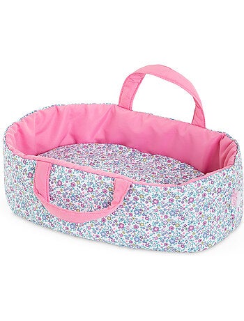 Couffin Floral pour poupon 30 cm