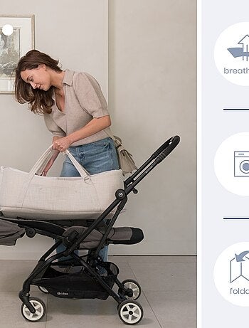 Couffin nomade et sécurisé pour bébé Nest&Go 'Doomoo'