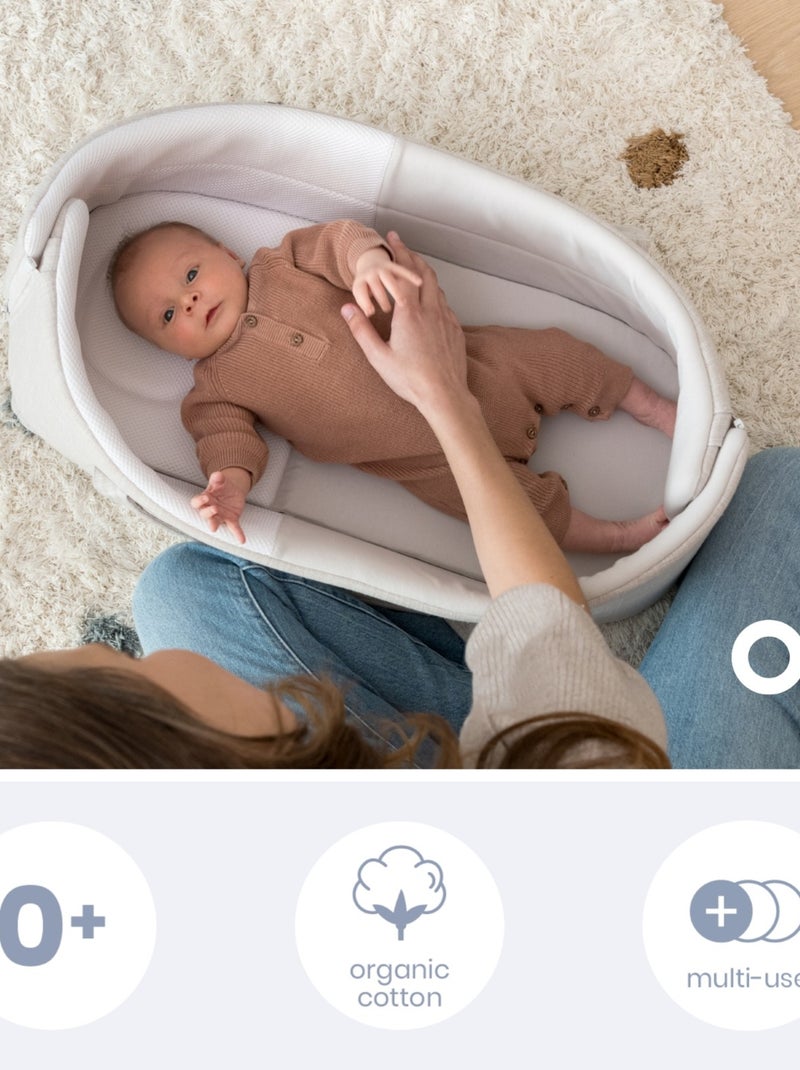 Couffin nomade et sécurisé pour bébé Nest&Go 'Doomoo' Beige - Kiabi