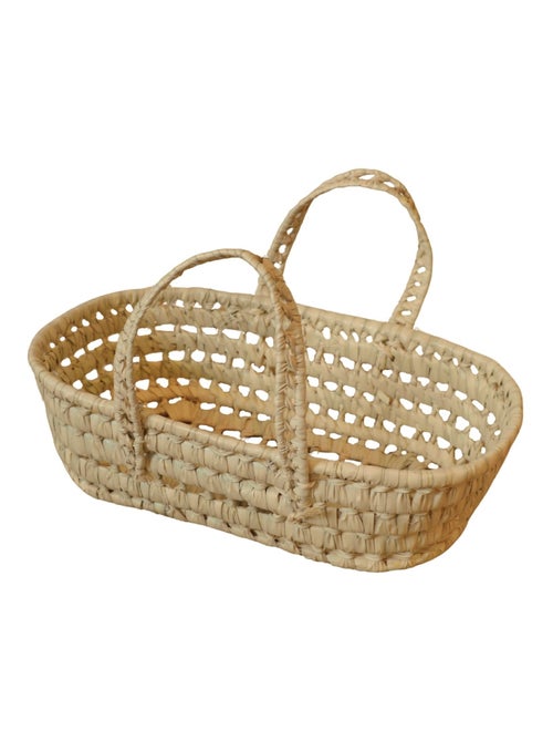 Couffin osier minimaliste pour poupée - Kiabi