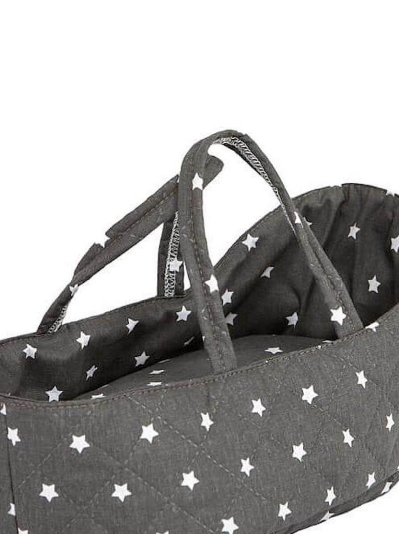 Couffin poupée 26 cm STARS gris N/A - Kiabi