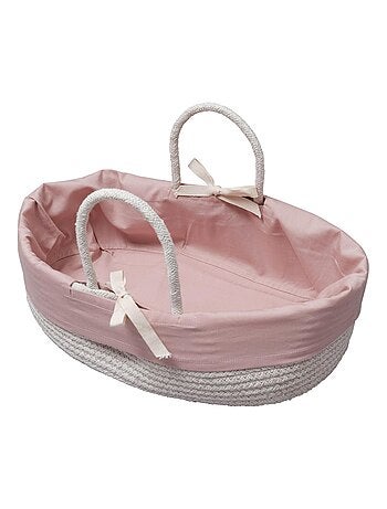 Couffin pour poupée mauve