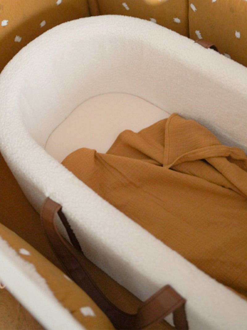Couffin sherpa ultra-doux pour bébé Beige - Kiabi