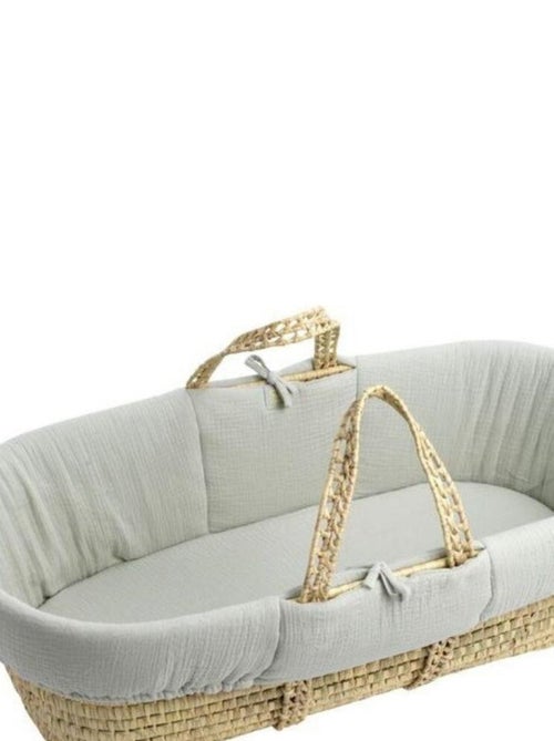 Couffin souple en fibres naturelles de palmier Promenons nous - Kiabi