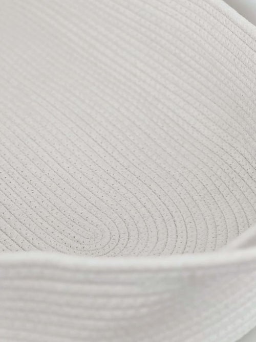 Couffin tressé en cotton avec matelas - Kiabi