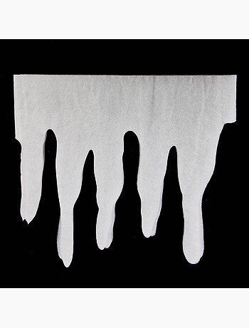 Coulée de neige 35 x 200 cm blanc