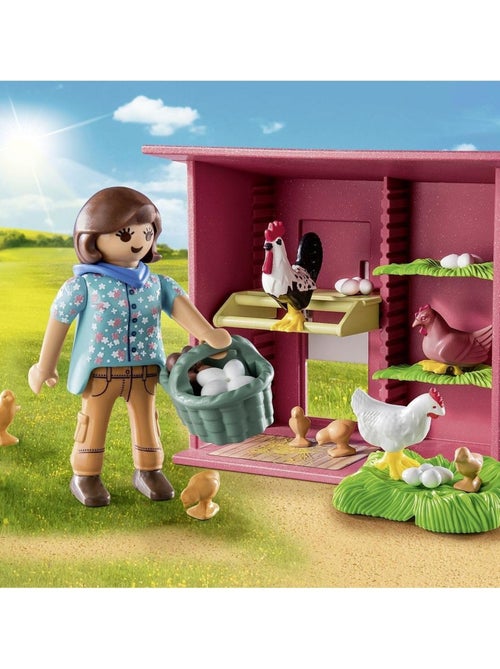 Country - Agricultrice et poulailler - Kiabi
