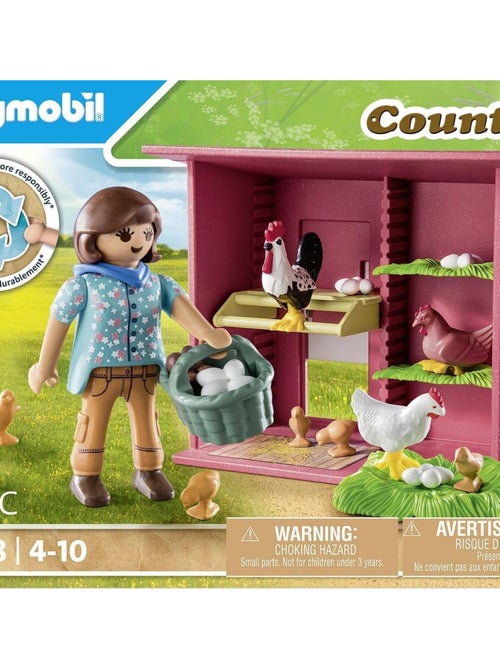 Country - Agricultrice et poulailler - Kiabi