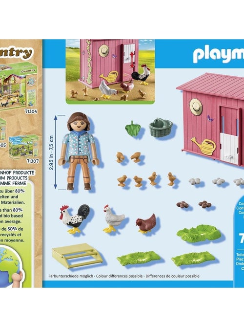 Country - Agricultrice et poulailler - Kiabi
