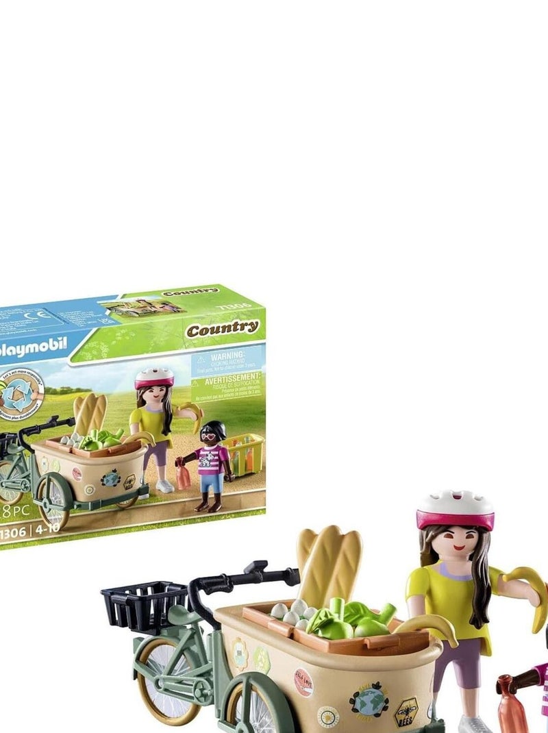 Country - Cycliste avec vélo et remorque avant N/A - Kiabi