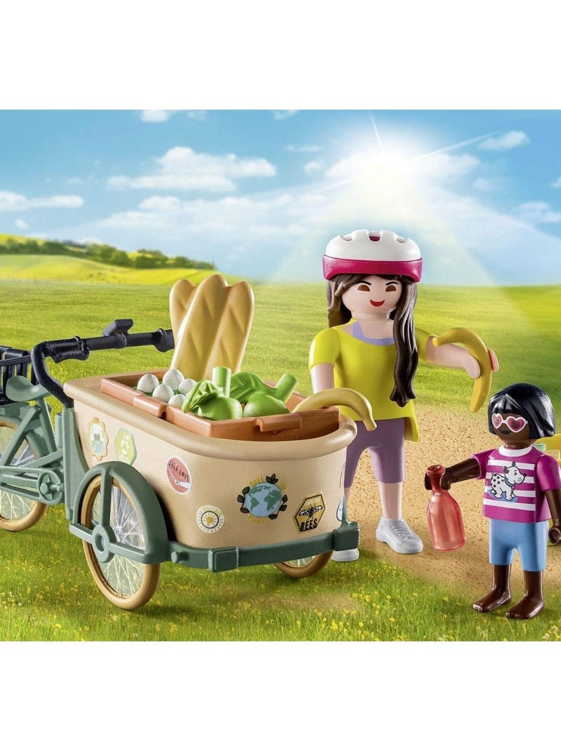 Country - Cycliste avec vélo et remorque avant N/A - Kiabi