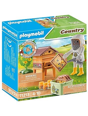 Country Apicultrice avec ruche