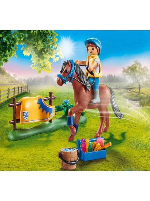 Country Cavalier avec poney brun - Kiabi