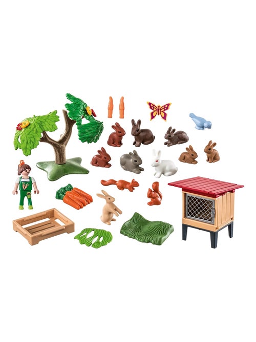 Country Enfant avec enclos et lapins - Kiabi