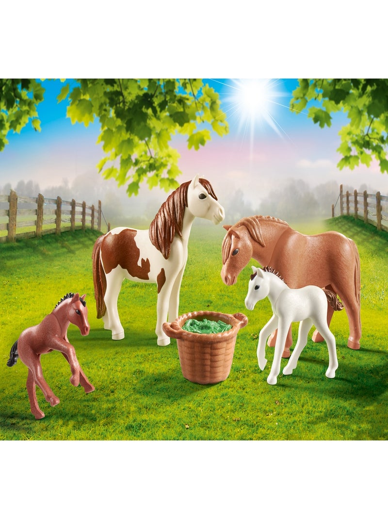 Country Poneys avec Poulains N/A - Kiabi