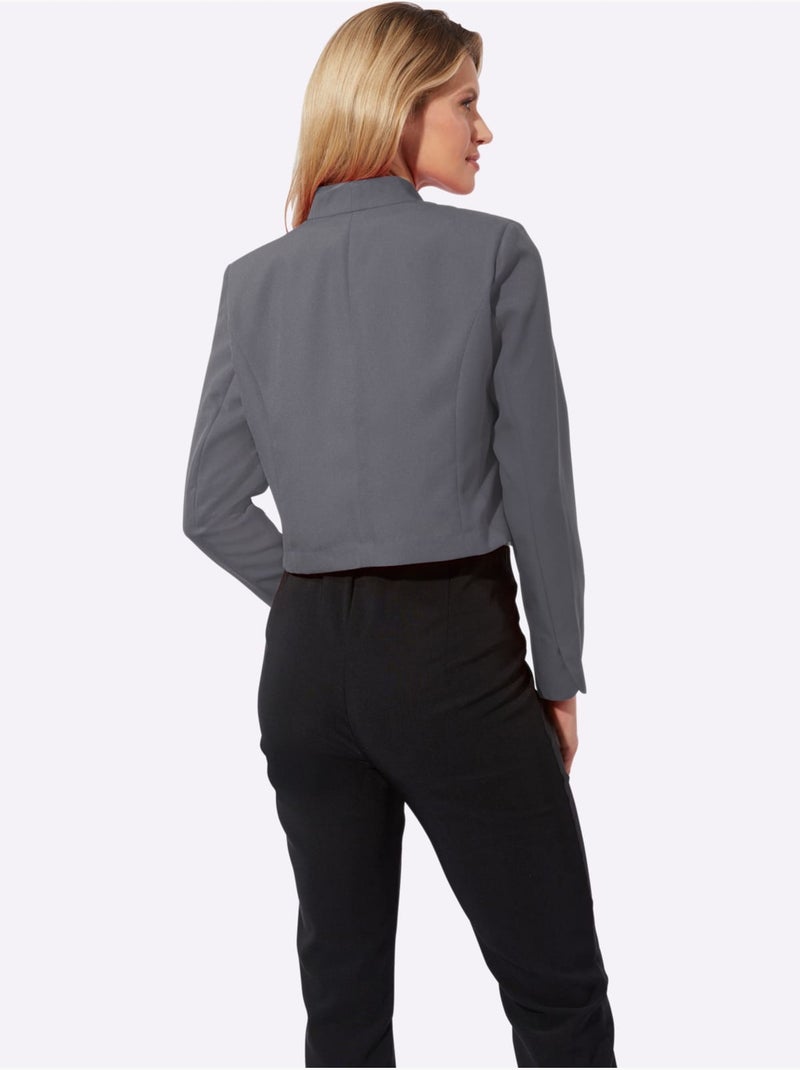 Coupe Boléro Courte - Taille Standard - Moda Vilona Gris - Kiabi