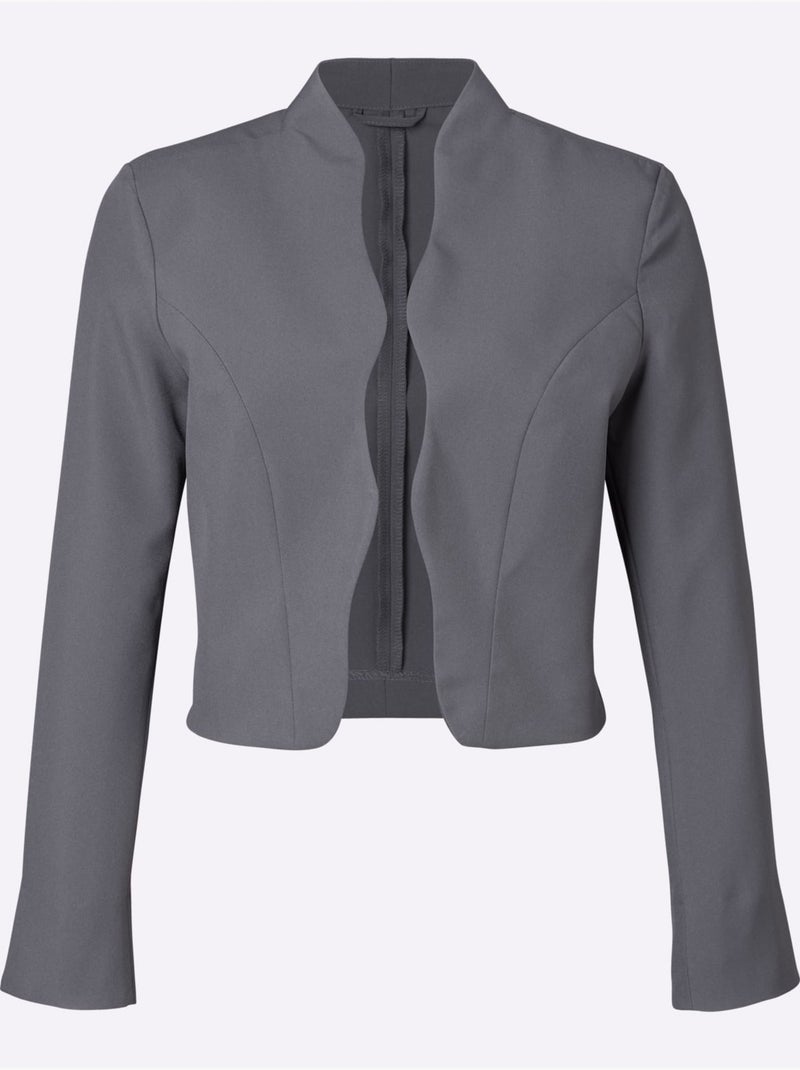 Coupe Boléro Courte - Taille Standard - Moda Vilona Gris - Kiabi