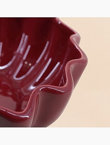 Coupe en céramique alvéolée 24cm