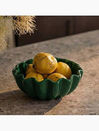 Coupe en céramique alvéolée 24cm