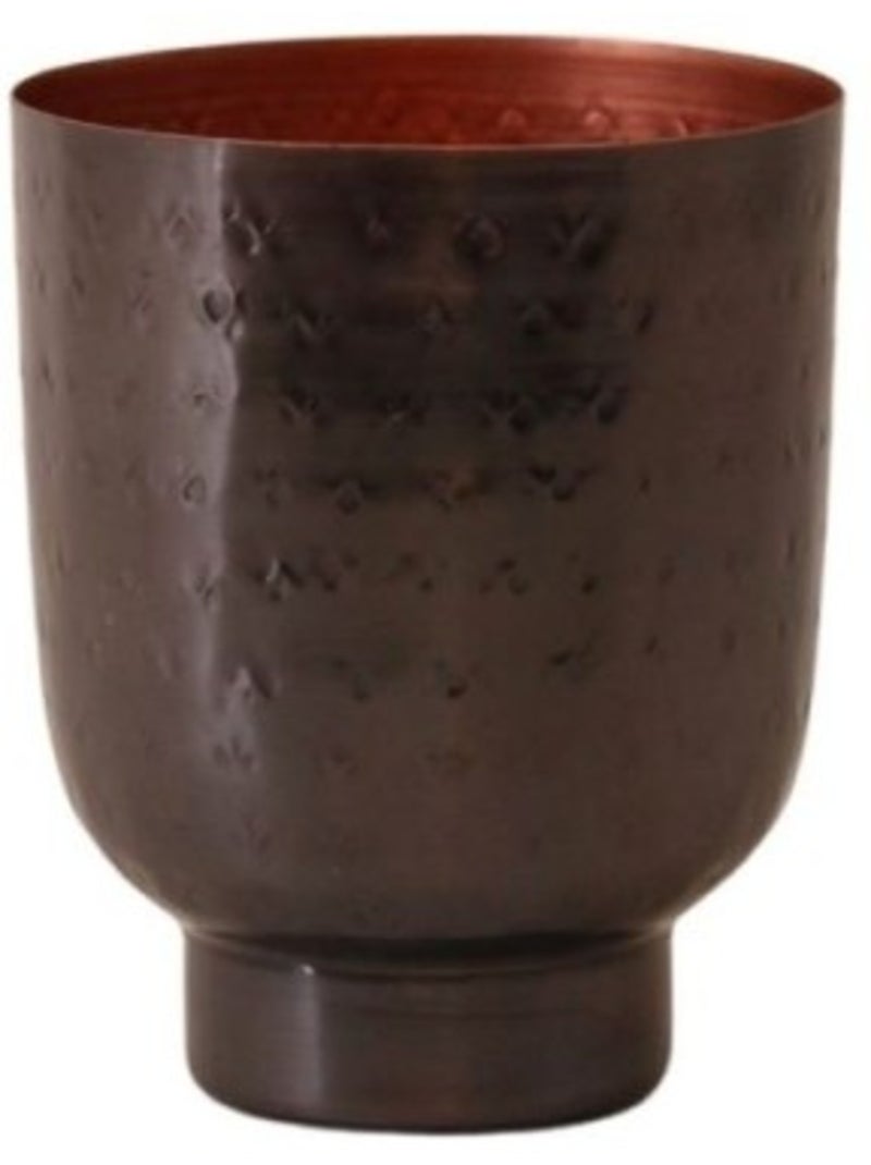 Coupe en métal martelé 13x10cm Marron - Kiabi