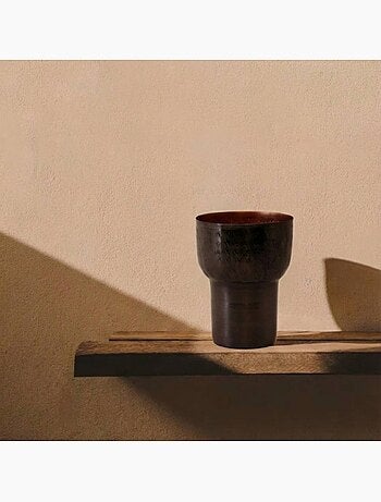 Coupe en métal martelé 15x11cm