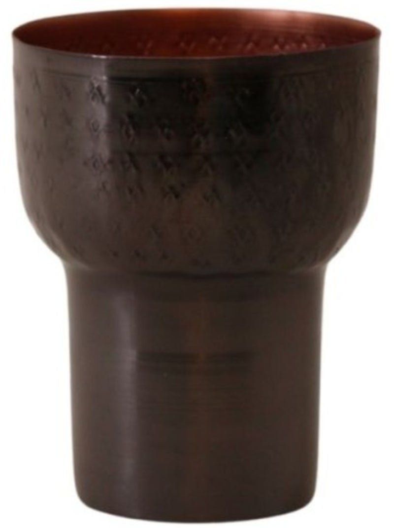 Coupe en métal martelé 15x11cm Marron - Kiabi