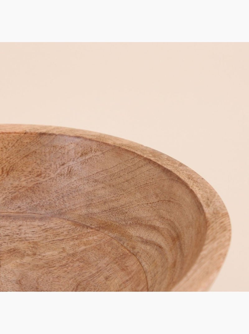 Coupe sur pied en bois 12x20cm Beige - Kiabi