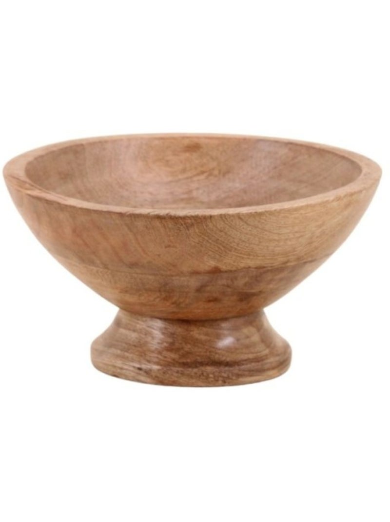 Coupe sur pied en bois 12x20cm Beige - Kiabi