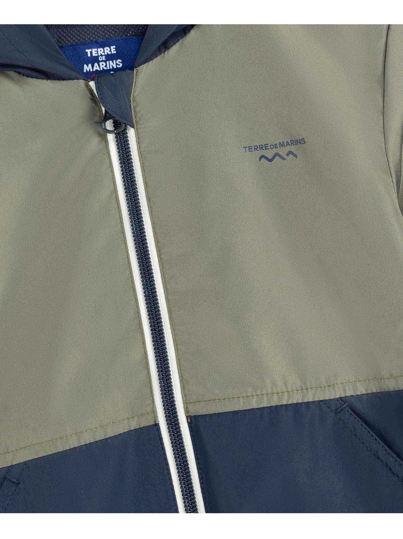 Coupe vent - terre de marins Bleu Kaki - Kiabi